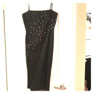 Black fitted dress